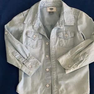 Jean button down shirt